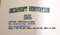 DECAPSOFT / RENOVATION - SARL - Décapage mur / autres  - Plâtrerie / Plâtrier - Rénovation - iBat.nc